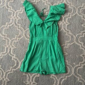 Zara Green short sleeved jumper